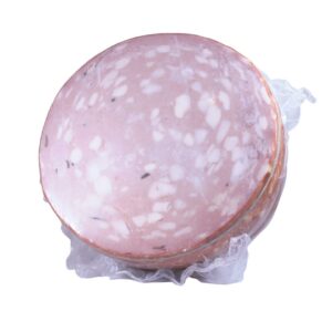 Mortadella con tartufo, a fette