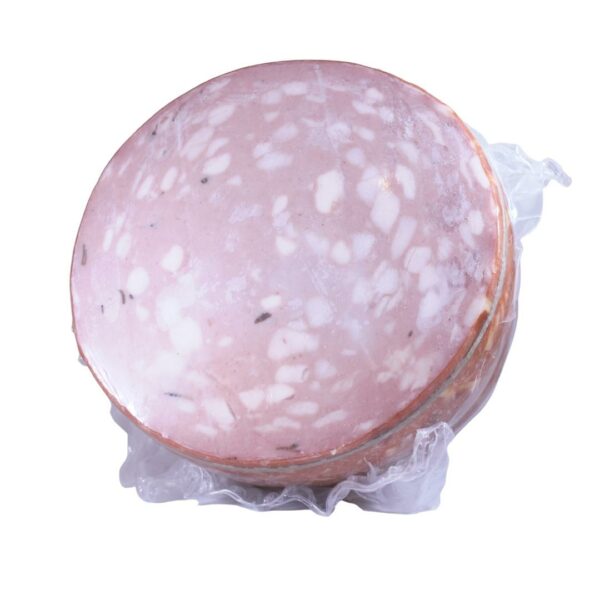 Mortadella con tartufo, a fette