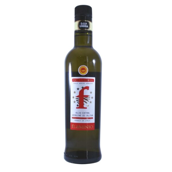 Olio Flaminio D.O.P. UMBRIA Colli Assisi-Spoleto TRACCIATO, bottiglia